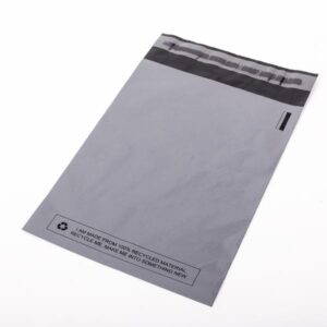 Recycled Grey Mailing Bags - Strong Self Seal Postal Bags 100 Pack